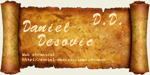 Daniel Desović vizit kartica